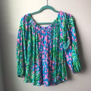 Lilly Pulitzer Off-The-Shoulder Top